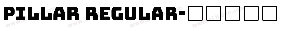 Pillar Regular字体转换